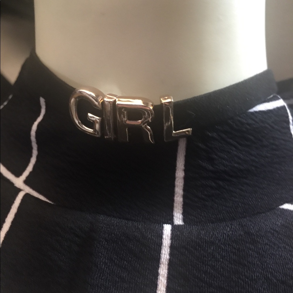 Black “GIRL” Choker!